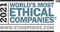 2021 World's Most Ethical Companies www.ethisphere.com - logo